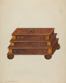 Box, 1935/1942. Creator: Columbus Simpson