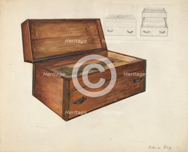 Box, 1935/1942. Creator: Edna C. Rex.