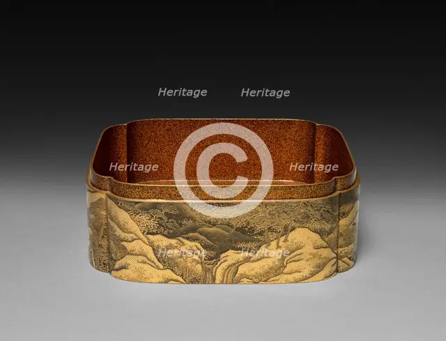 Box (middle), late 1800s. Creator: Unknown.