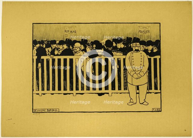 Box Office, 1893, published 1894. Creator: Félix Vallotton.