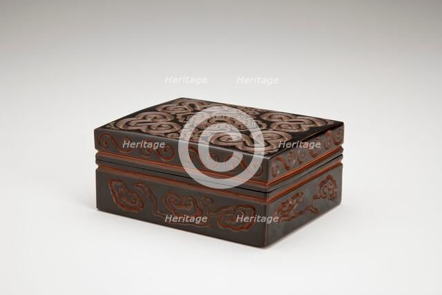 Box and cover, 1875-1912. Creator: Unknown.