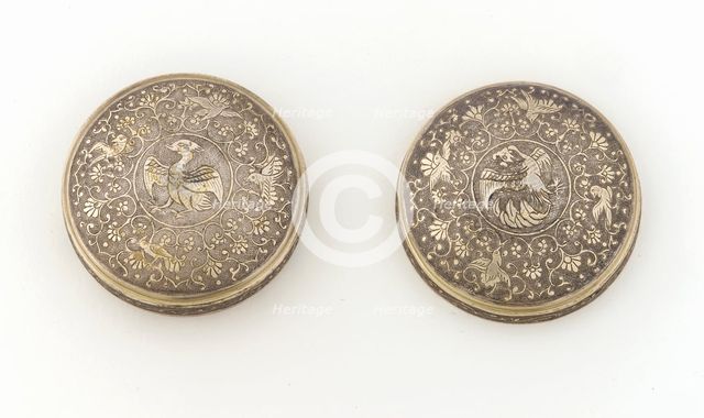 Box and cover, Tang dynasty, first half of the 8th century. Creator: Unknown.