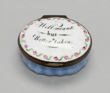 Box, Bilston, 1770/90. Creator: Unknown
