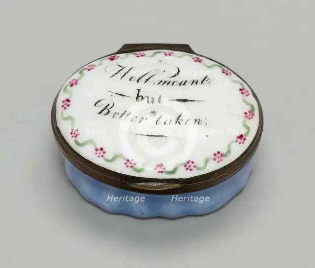 Box, Bilston, 1770/90. Creator: Unknown.