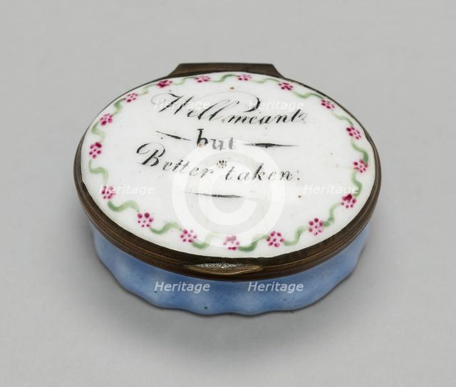Box, Bilston, 1770/90. Creator: Unknown.