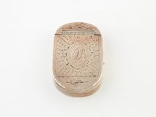 Box, Birmingham, c. 1797/98. Creator: Samuel Pemberton