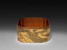 Box (bottom), late 1800s. Creator: Unknown