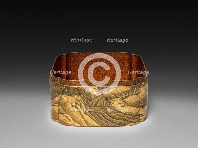 Box (bottom), late 1800s. Creator: Unknown.
