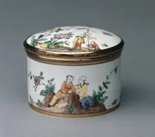 Box, c. 1740-1750. Creator: Chantilly Porcelain Factory (French)