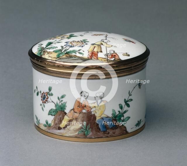 Box, c. 1740-1750. Creator: Chantilly Porcelain Factory (French).