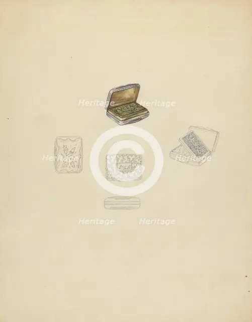 Box, c. 1936. Creator: Sylvia DeZon.