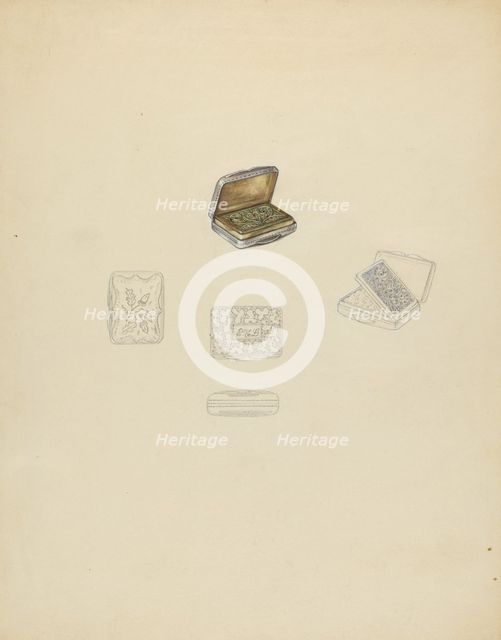 Box, c. 1936. Creator: Sylvia DeZon.