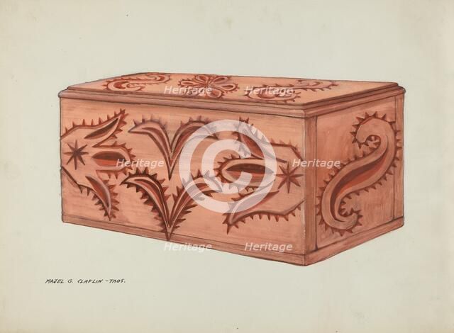 Box, c. 1937. Creator: Majel G. Claflin.