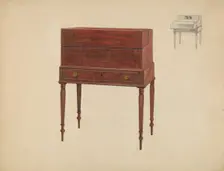 Box Desk, c. 1936. Creator: Arthur Johnson