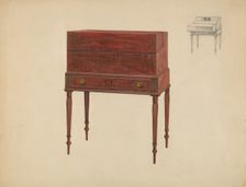 Box Desk, c. 1936. Creator: Arthur Johnson