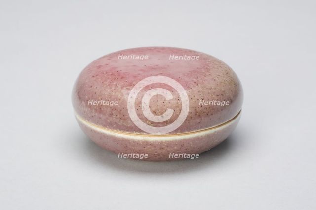 Box for Seal Paste, Qing dynasty (1644-1911), Kangxi reign mark and period (1662-1722). Creator: Unknown.
