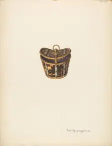 Box for Small Jewelry, c. 1941. Creator: Carl Buergerniss