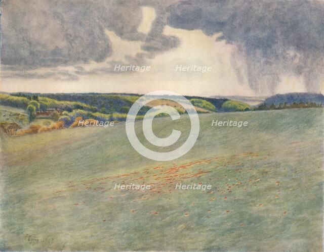 'Box Hill and Ranmore from Tot Hill', 1913, (1914). Artist: James S Ogilvy.