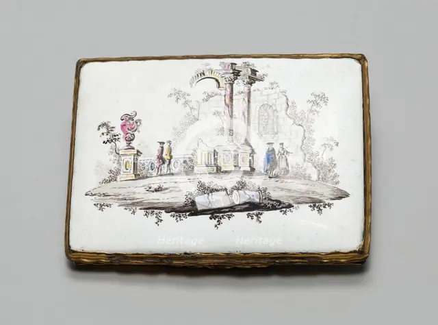 Box, Höchst, c. 1760. Creator: Höchst Factory.