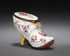 Box in Form of Shoe, mid-18th century. Creator: Unknown