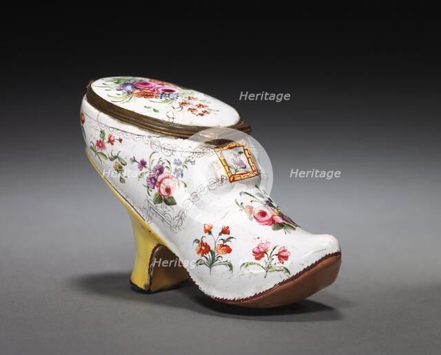 Box in Form of Shoe, mid-18th century. Creator: Unknown.