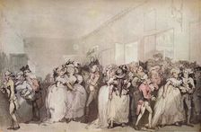 Box Lobby Loungers of 1785 c1785. Artist: Thomas Rowlandson