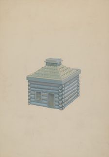 Box (Log Cabin), c. 1939. Creator: Henry Moran