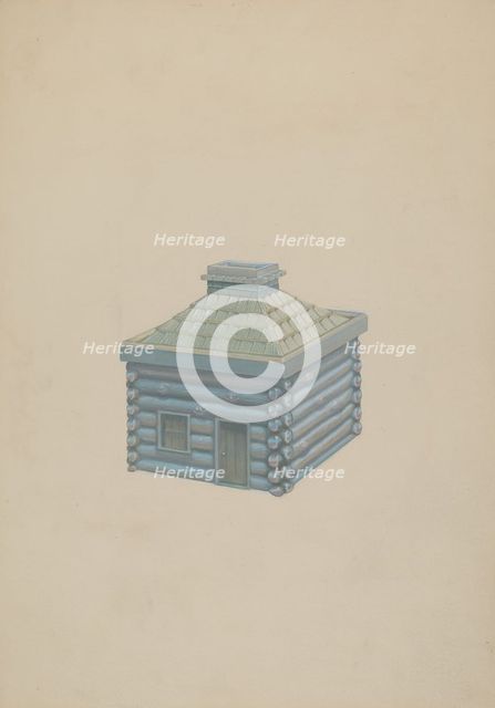 Box (Log Cabin), c. 1939. Creator: Henry Moran.