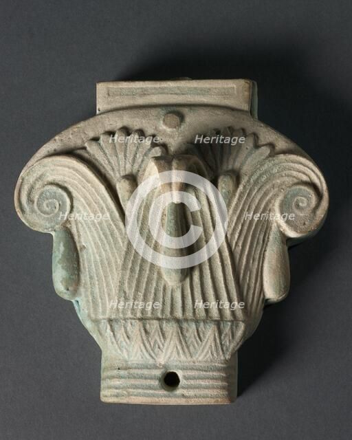 Box (Pyxis) in the Form of a Composite Capital, 305-30 BC. Creator: Unknown.