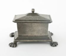 Box with Cover, Europe, c. 1800. Creator: Unknown