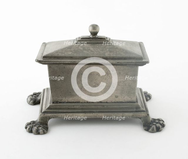 Box with Cover, Europe, c. 1800. Creator: Unknown.