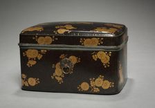 Box with Chrysanthemum Design and Lid, early 1300s. Creator: Unknown