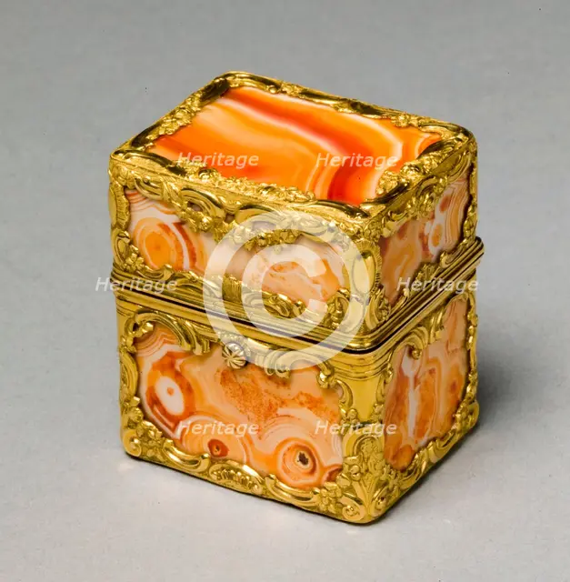 Box with Grooming Implements (Nécessaire), mid 18th century. Creator: James Barbot (British), manner of.