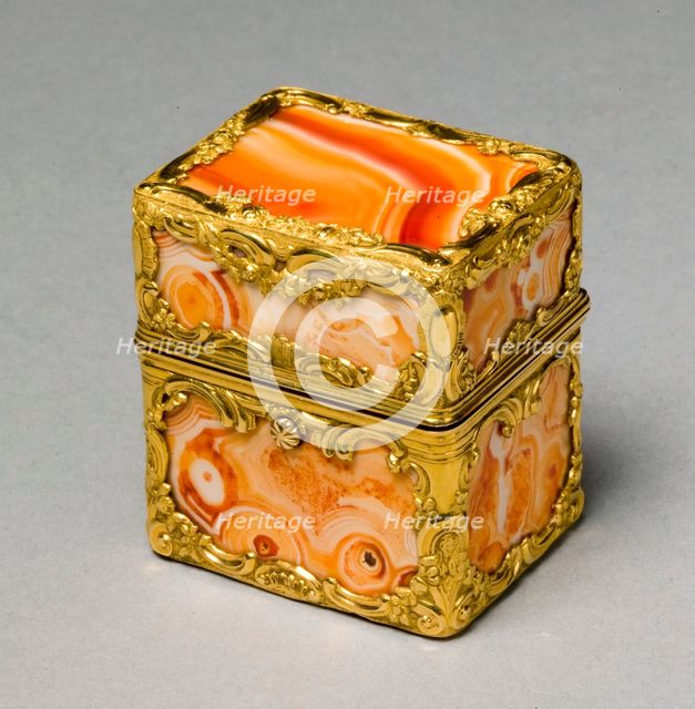 Box with Grooming Implements (Nécessaire), mid 18th century. Creator: James Barbot (British), manner of.