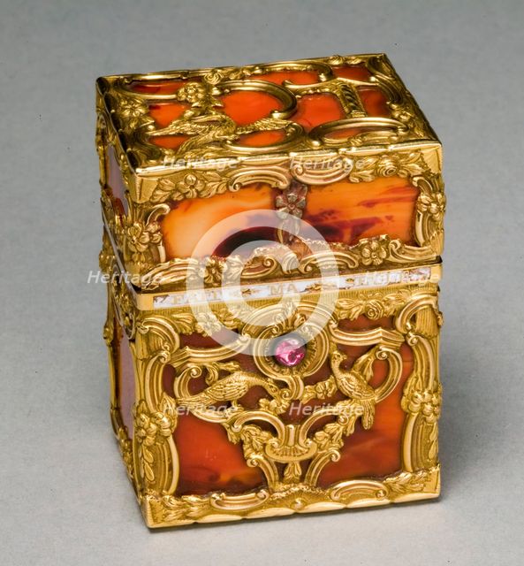 Box with Grooming Implements (Nécessaire), c. 1770. Creator: James Barbot (British), attributed to.