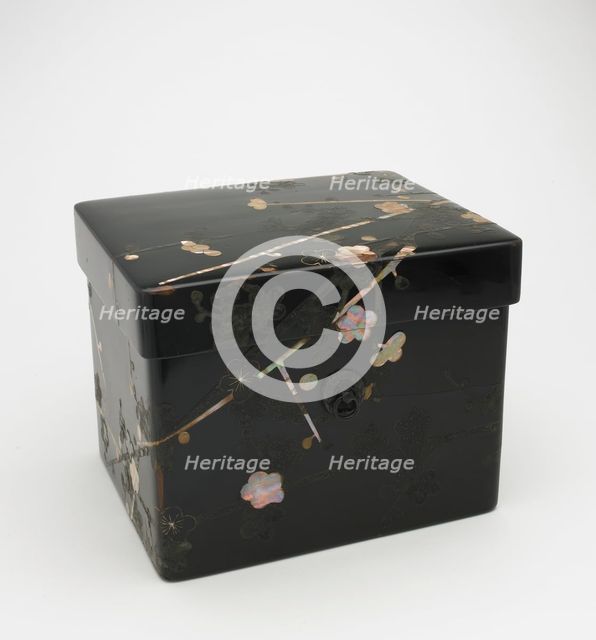 Box with fitted cover, Edo period, 17th century. Creator: Unknown.