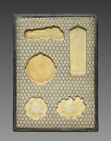 Box with Ink Cakes, 1795-1820. Creator: Unknown