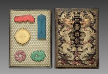 Box with Ink Cakes, 1795-1820. Creator: Unknown