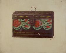 Box with Lid, c. 1936. Creator: Max Soltmann