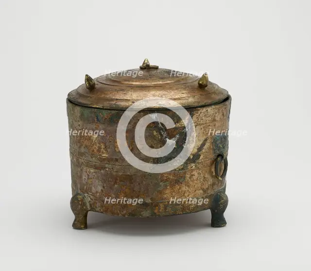 Box with lid (lian), Han dynasty, 100 BCE-100 CE. Creator: Unknown.