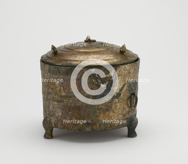 Box with lid (lian), Han dynasty, 100 BCE-100 CE. Creator: Unknown.