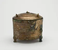 Box with lid (lian), Han dynasty, 100 BCE-100 CE. Creator: Unknown