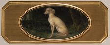 Box with portrait of a whippet, late 18th century. Creators: Joseph Etienne Blerzy, Jean-Baptiste Isabey