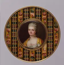 Box with portrait of a woman, ca. 1770-75. Creator: Johann Heinrich Hurter