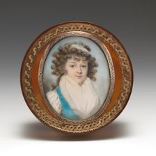 Box with portrait of a woman, ca. 1780. Creator: Unknown