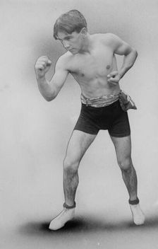 Boxer, Adolph Wolgast, between c1910 and c1915. Creator: Bain News Service