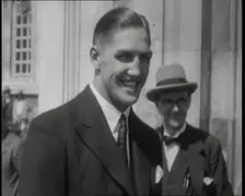Boxer, Jack Petersen, 1930s. Creator: British Pathe Ltd