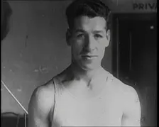 Boxer, Len Harvey, 1930s. Creator: British Pathe Ltd