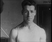 Boxer, Len Harvey, 1930s. Creator: British Pathe Ltd