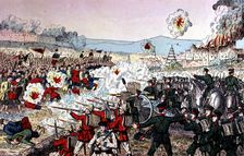 Boxers War, battle in Tien-Tien, 1900